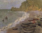Claude Monet, The Beach at Etretat